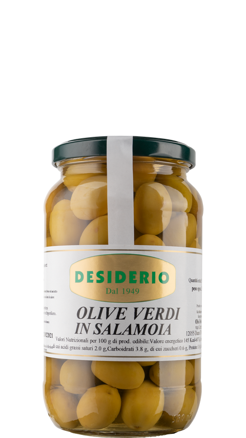 Olive verdi in salamoia