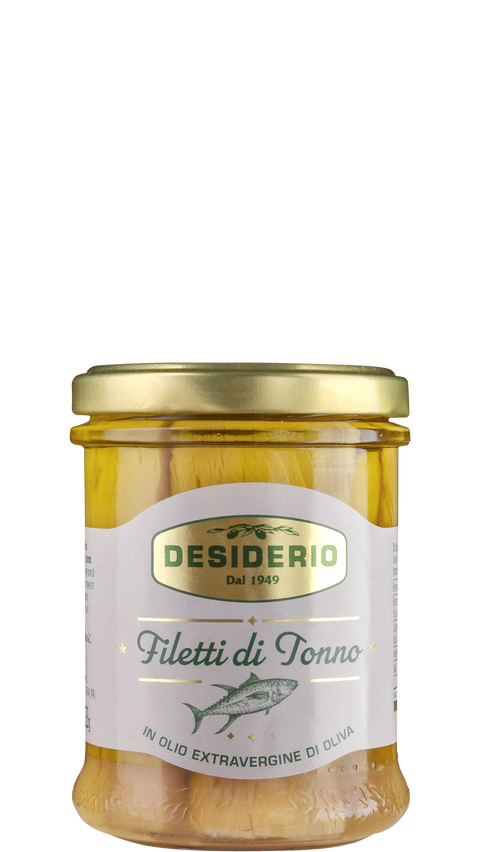 Filetti di tonno in olio extra vergine