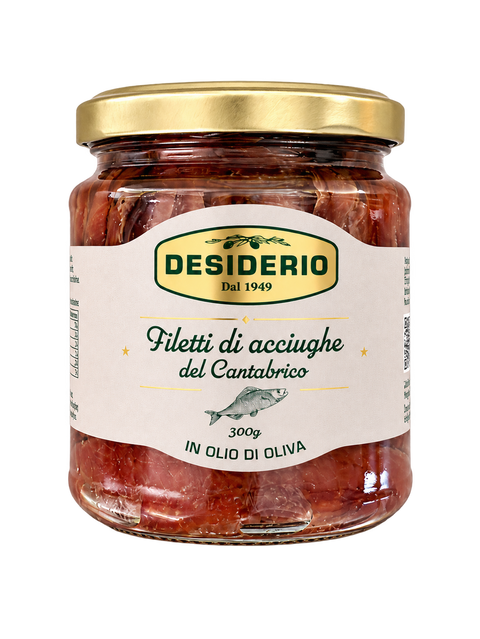 Filetti di acciughe del Cantabrico