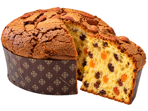 Panettone con mandorle e nocciola Piemonte IGP